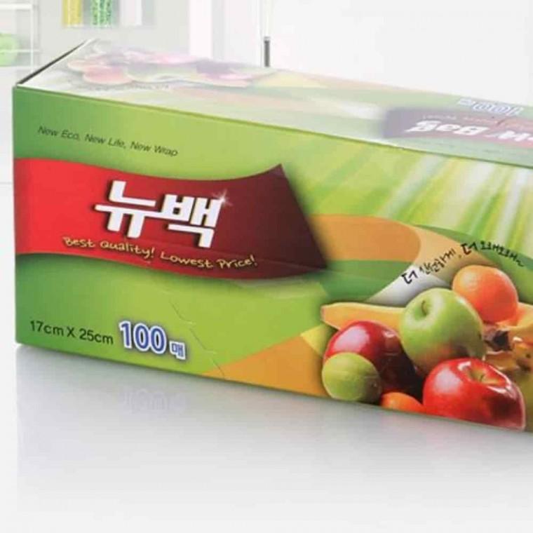 위생백 100매 17x25cm 위생비닐 비닐봉투 음식물봉투 주방비닐봉투