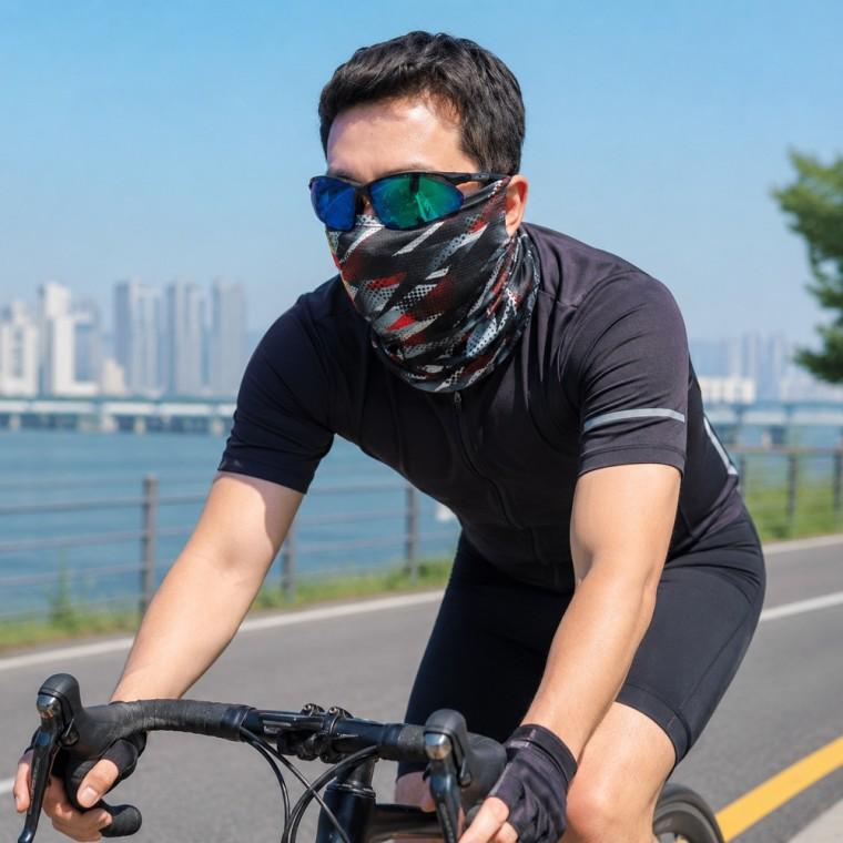 귀걸이형 멀티스카프 자외선차단 여름용 냉감 메쉬 넥워머