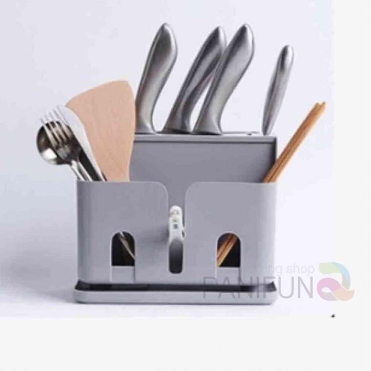 스탠드 칼꽂이 그레이 칼블럭 칼부럭 칼보관 칼꽃이 칼거치대