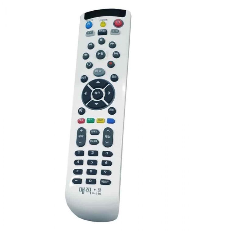 리모컨 통합형 화이트 만능리모컨 간편리모컨 TV셋톱리모컨 무선리모컨