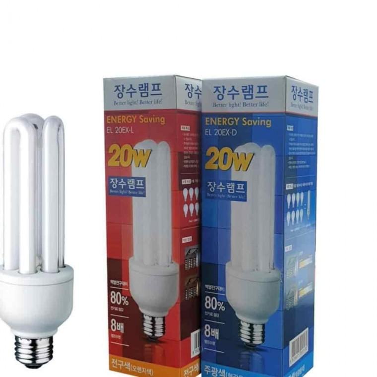 삼파장전구 20W 조명전구 인테리어전구 전구조명 소켓전구