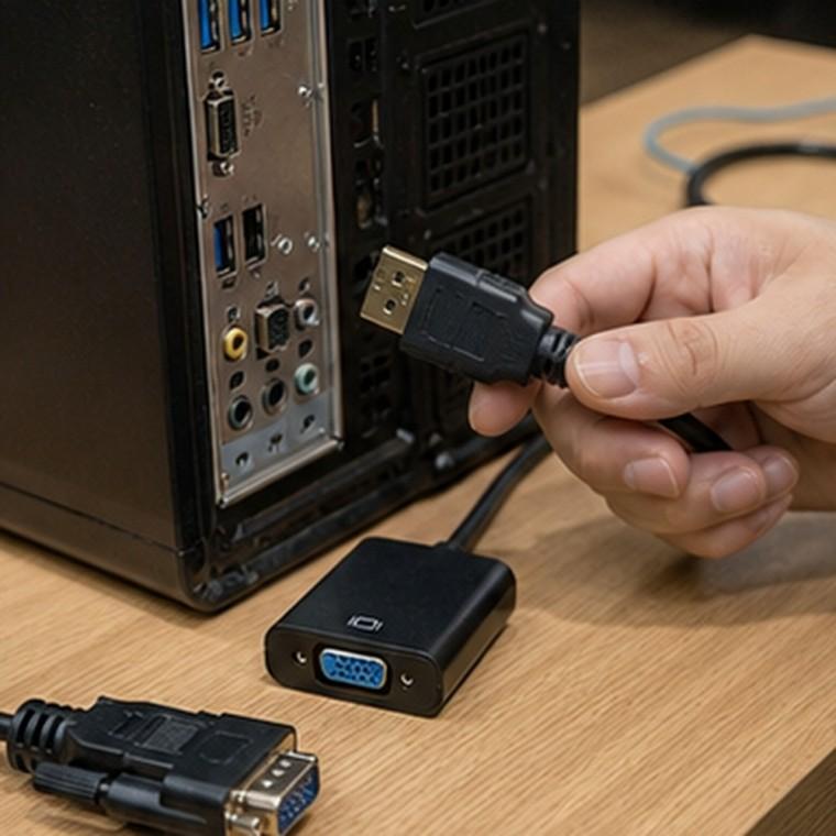 HDMI DisplayPort Mini DP 영상변환 컨버터 1080p 플러그 앤 플레이
