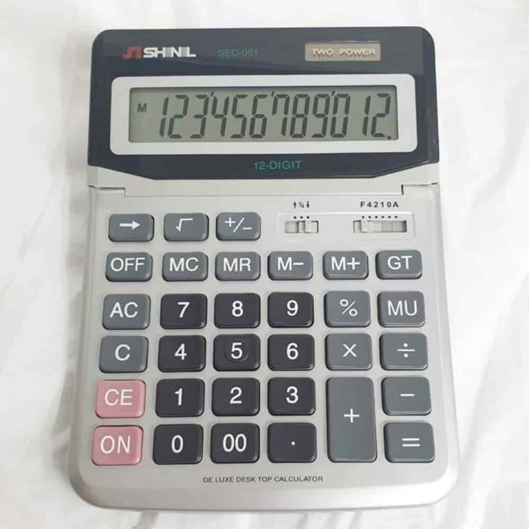 전자계산기 12자리 빅버튼 어르신계산기 디지털계산기 태양광계산기 사무용계산기