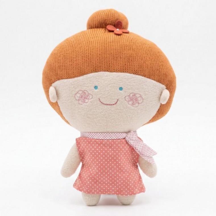 EAS 로마네 헝겊인형 모모스 애착인형 모모소녀 26cm 봉제인형