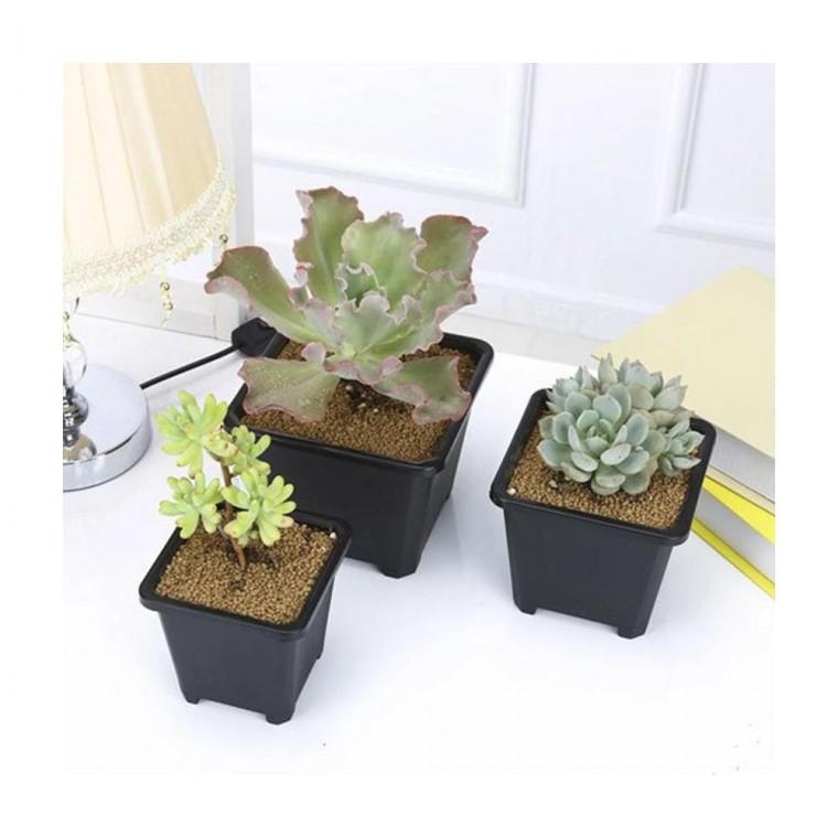 루미나D 다육이 화분 14x14cm 플라스틱 원예 가드닝 정원 베란다