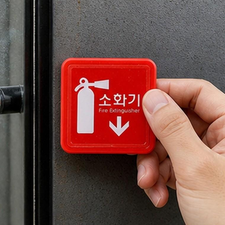 엣지사인 표지판 소화기 위치 금연 안내 와이파이 표시 65 x 65mm