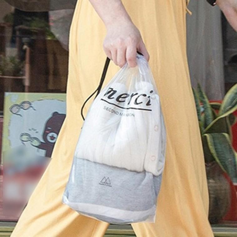 5P 투명 복조리 파우치 캐리어 짐싸기 여행용 다용도