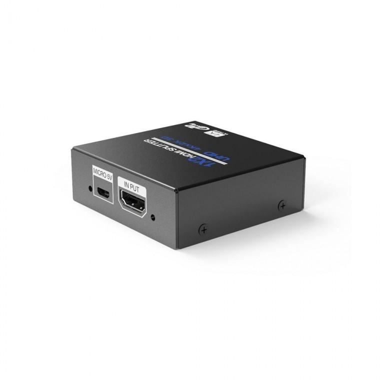 루미나D HDMI 분배기 2포트 4k 3d지원 UHD 모니터 영상 공유