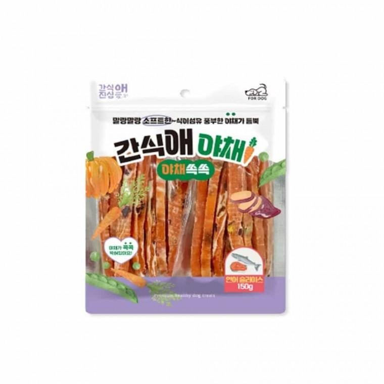 강아지 연어 슬라이스 간식 애견간식 강아지연어간식 애완견간식
