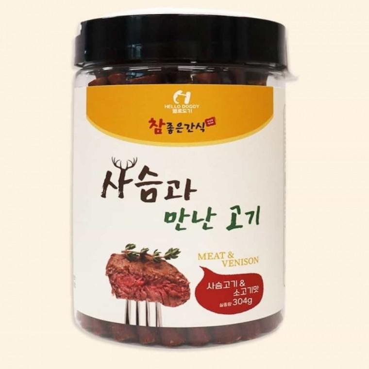반려견 사슴고기 소고기맛 간식 말티푸간식 반려동물간식