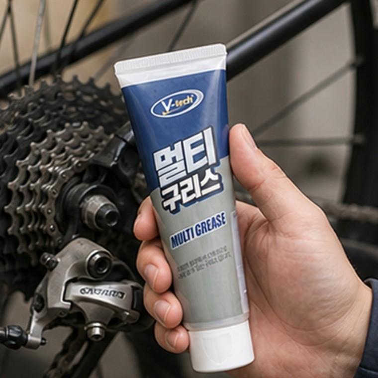 튜브형 멀티구리스 80ml 자전거 체인 자동차 도어 체크 윤활제