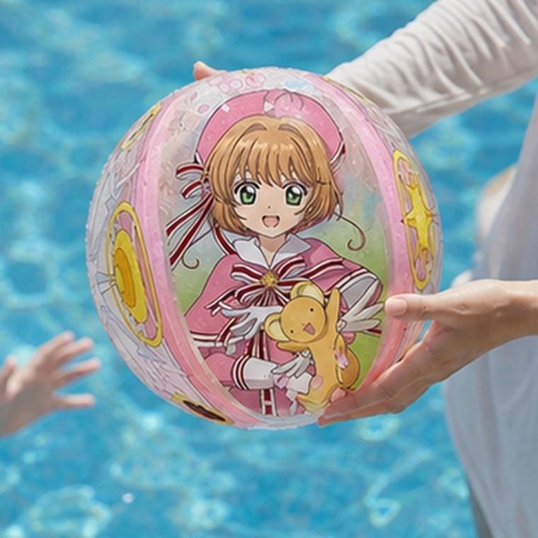 어린이 비치볼 PVC 40cm 캐릭터 물놀이용 랜덤발송 KC안전인증