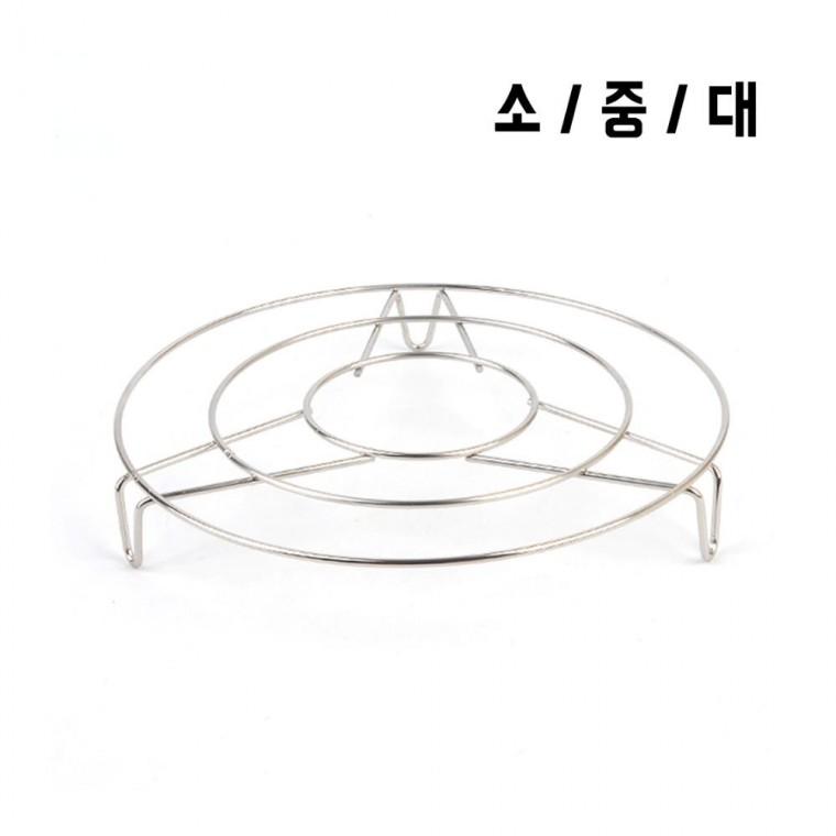 스틸 냄비받침대 소 대 조리 스탠드 삼발이 중 식탁 열차단 주방 철제