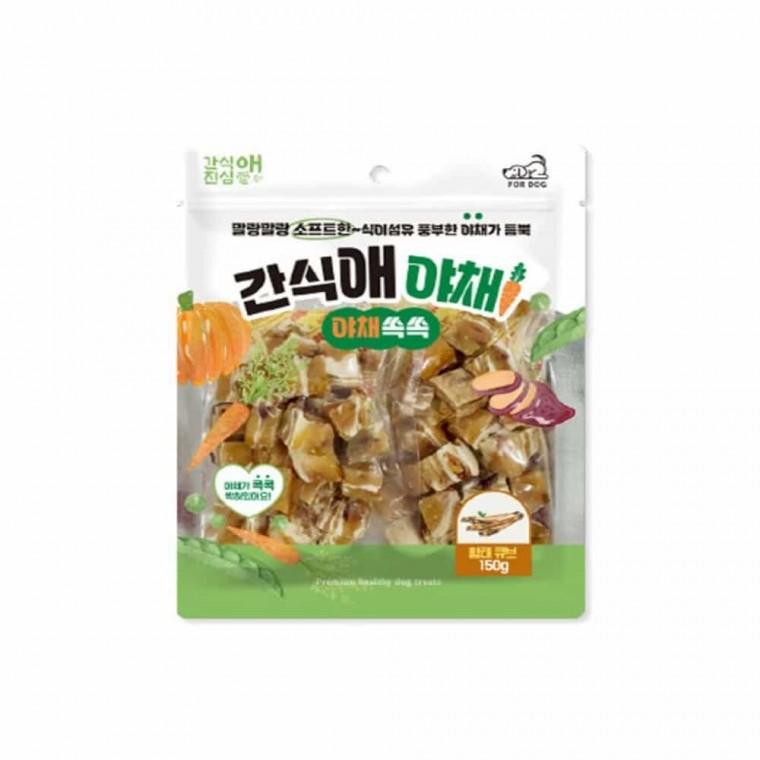 강아지 황태 큐브 간식 애견간식 강아지야채간식