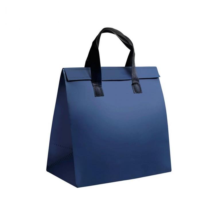 루미나D 쇼핑백가방 24x24x15cm 부직포 네이비 냉온 소 휴대 소지품수납