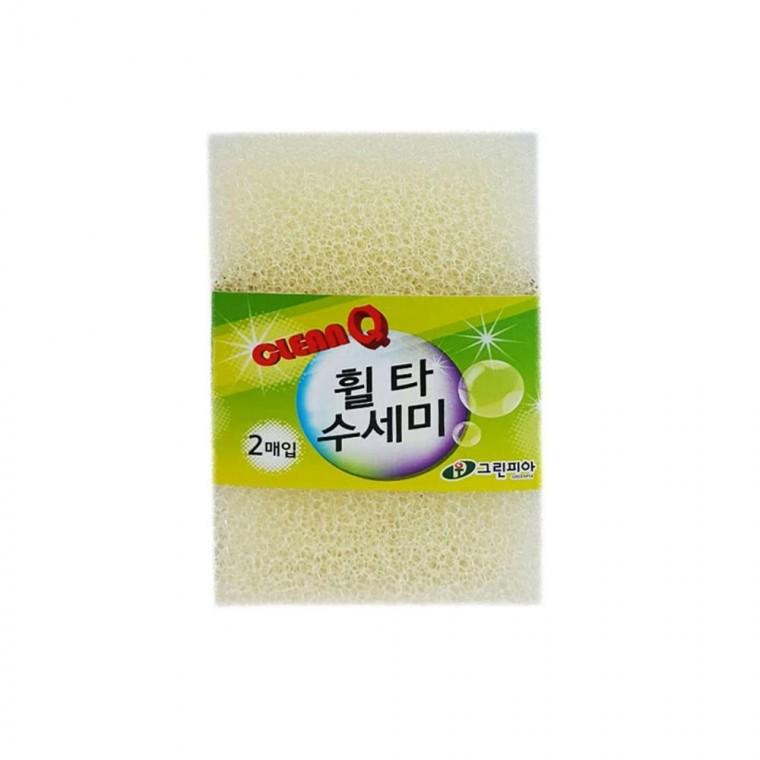 루미나D 수세미 2p 휠타 휠터 필터폼 우레탄 비누받침 욕실 화장실 세면대 위생관리 샤워용