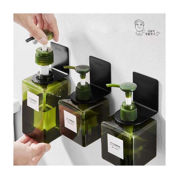 루미나D 디스펜서 무타공 샴푸 홀더 공중부양 모던블랙 메이크업 뷰티용품