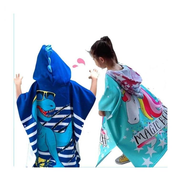 루미나D 비치타올 키즈 유아동 후드비치가운 샤워 목욕 물놀이 욕실 화장실