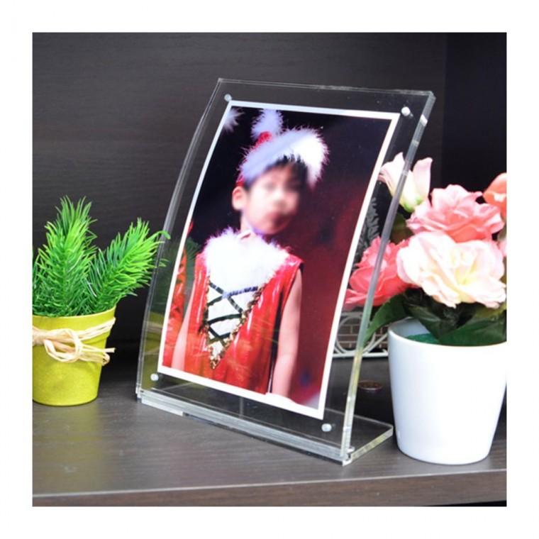 L형 커브 자석 간편 탈부착 세련 거치 액자 탁상 인테리아 사진