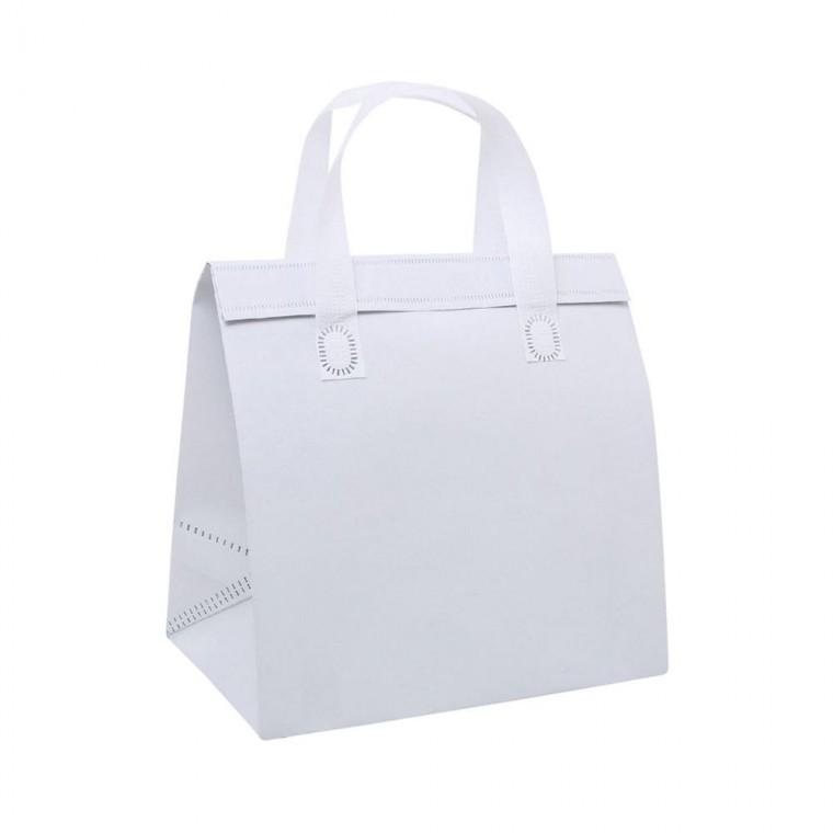 루미나D 쇼핑백가방 30x30x20cm 화이트 부직포 냉온 대 휴대 소지품수납