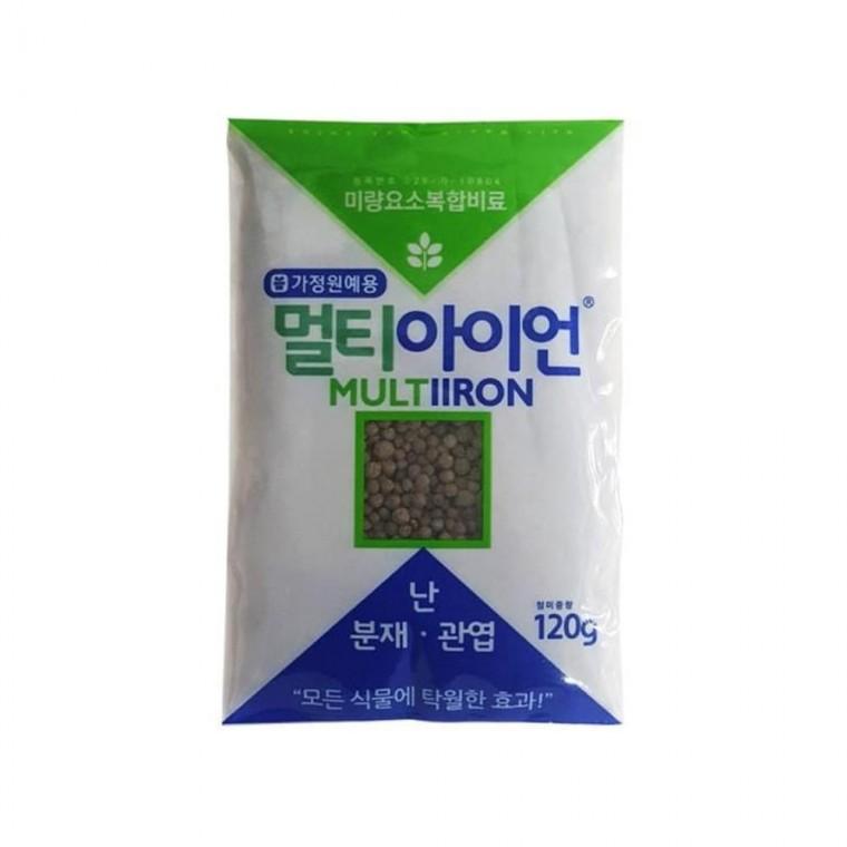 루미나D 식물영양제 멀티아이언120g 알갱이 원예용 화분관리 원예