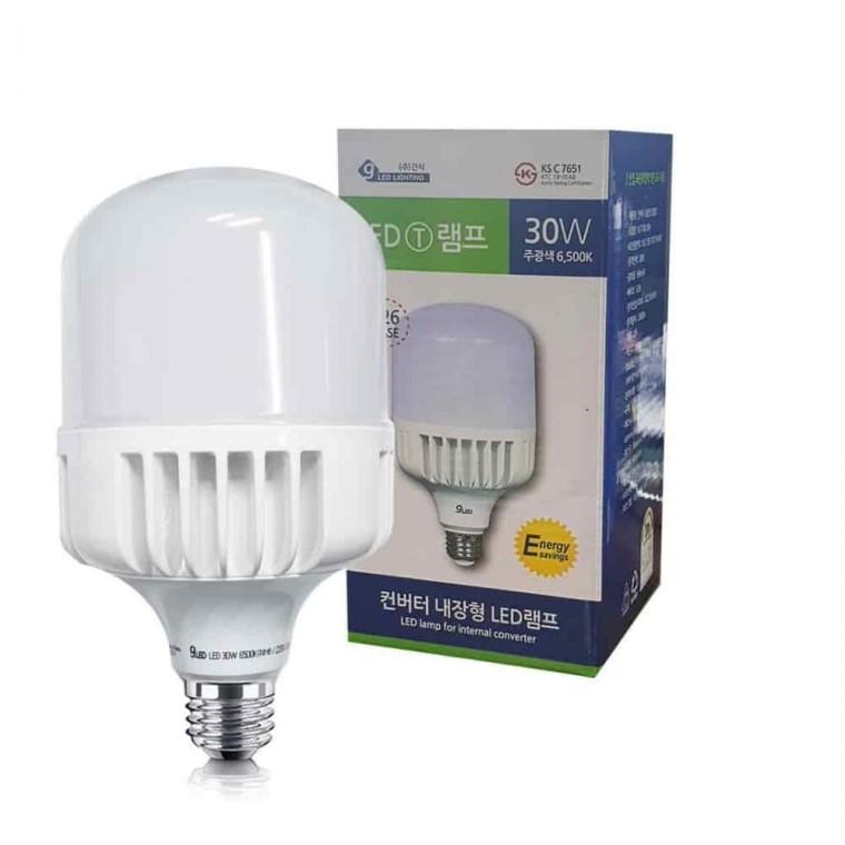 원통램프 30W E26 LED볼램프 실내조명전구 LED램프 전구다마