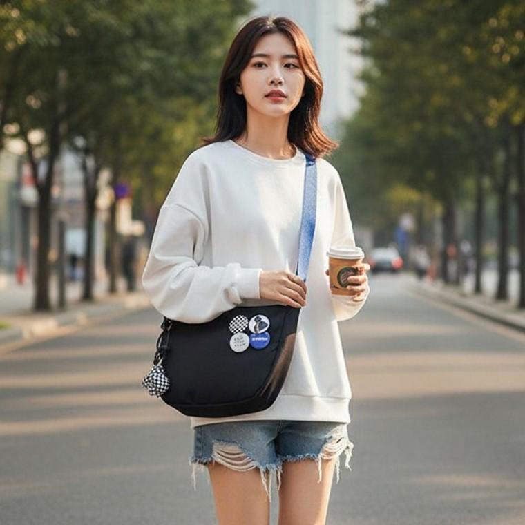 EAS 코켄즈 배색 캐주얼 패션 크로스백 호보백 EAS-262073