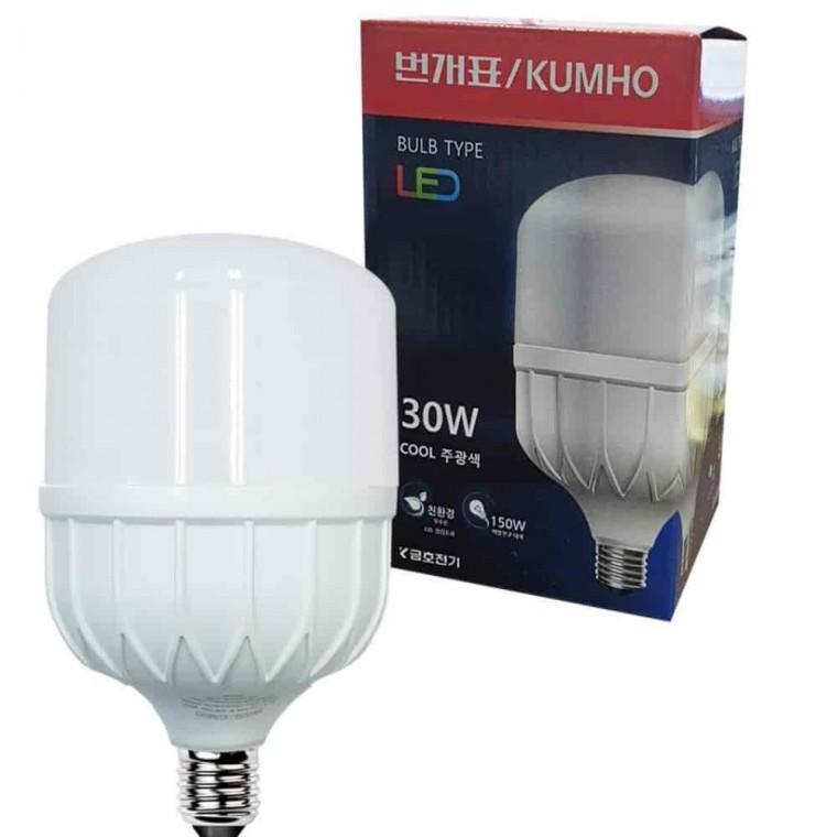 LED램프 30W 공장등 업소용조명 상가조명 LED공장등 주광색전구