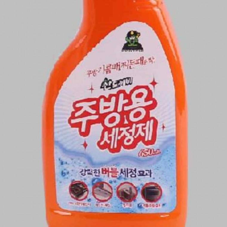 주방세정제 버블형 싱크대세정제 오븐클리너 다목적클리너 전자레인지청소