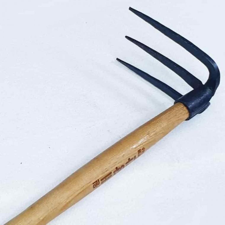 쇠스랑 3발 나무 원예도구 전통농기구 원예용품 세발쇠스랑