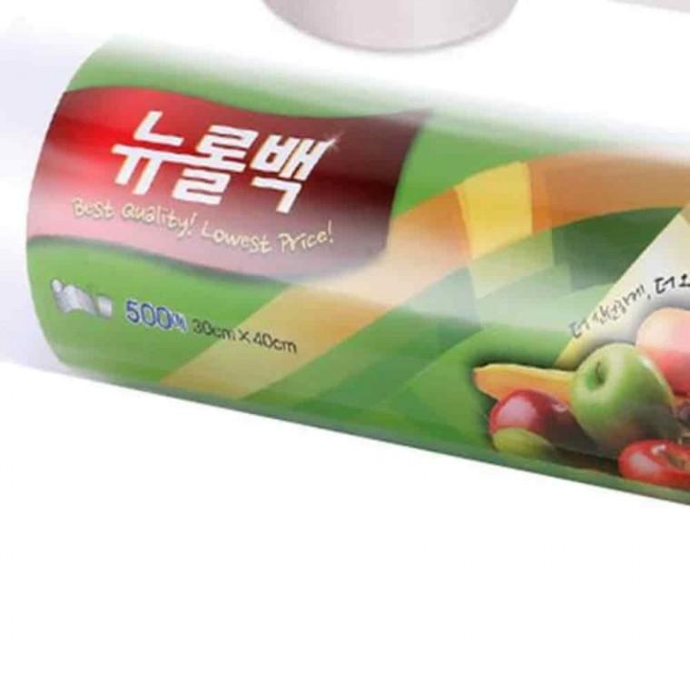 롤백 500매 30x40cm 튼튼한비닐봉투 일회용백 위생비닐 뜯어쓰는비닐