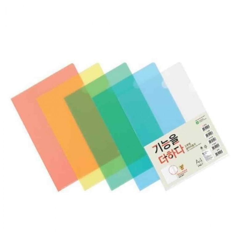 서류화일 종이홀더 서류홀더 종이케이스 클리어홀더 10p