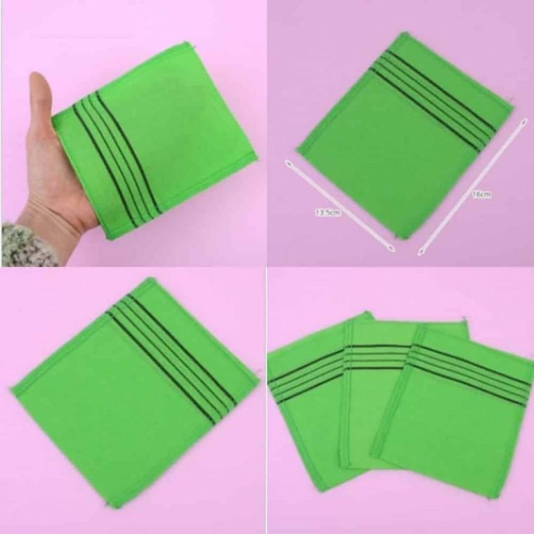 3p 사각타올 풋스크럽 발뒷꿈치각질 바디필링패드 때밀이스펀지 때밀이
