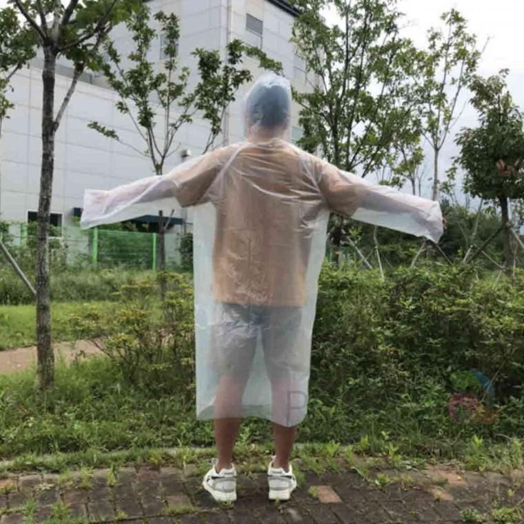 1회용 비옷 등산우의 1회용비옷 배달우의 여성우비 1회용우비