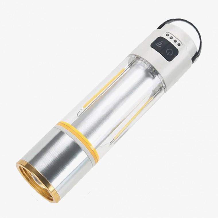 LED 충전 줌 캠핑랜턴 엘이디손전등 비상후레쉬