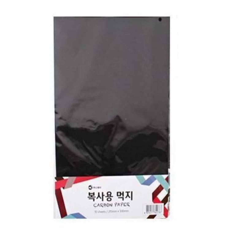 복사용지 미술재료 영수증 카본종이 먹지 흑색 100매