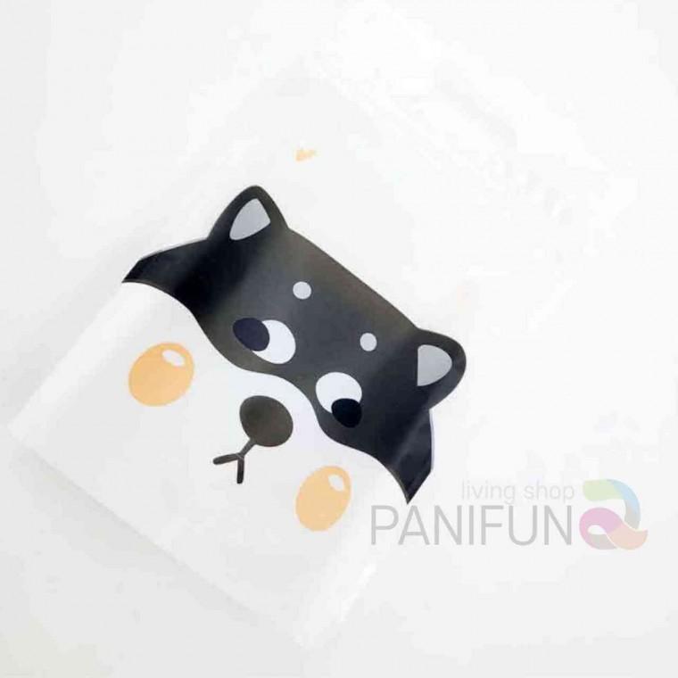 선물 포장지퍼백 50장 쿠키포장 사탕포장지 접착비닐봉투 귀여운포장봉투 선물포장봉투