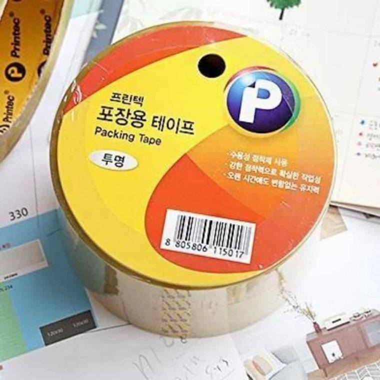 사무용테이프 접착력좋은박스테이프 경포장테이프 문구용테이프 투명 포장용테이프 15mm 3개