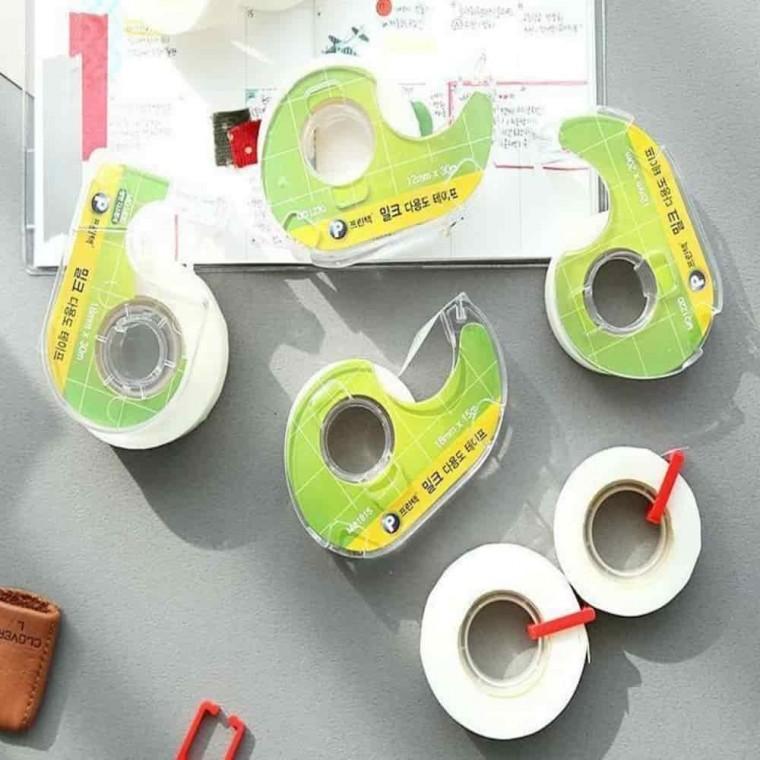 문구용테이프 미색테이프 고정테이프 다용도테이프 반투명테이프 12mm