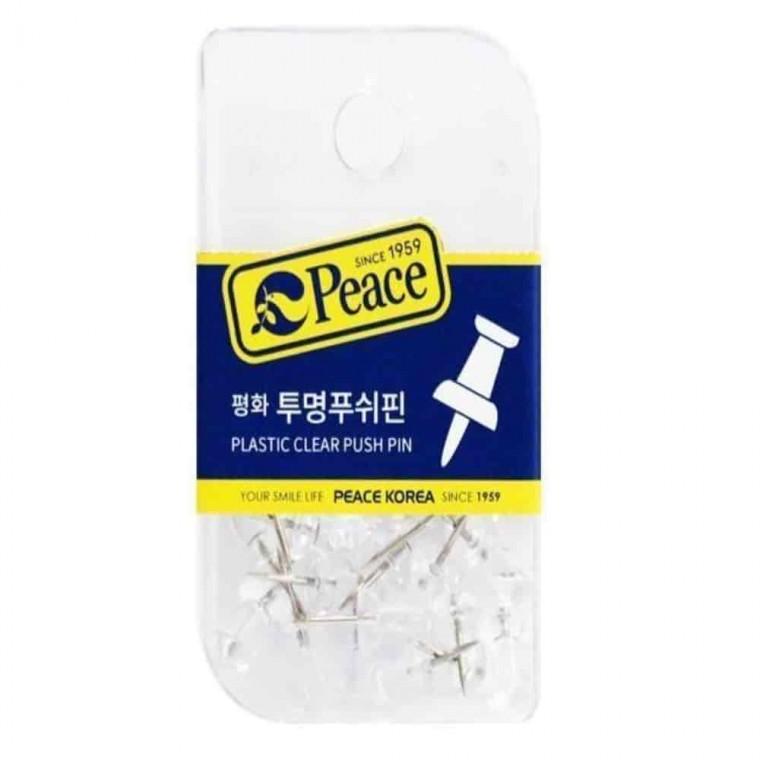 학원게시판꾸미기 압정 가격표꽂이 메모클립 투명푸쉬핀
