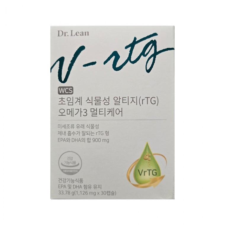 닥터린 초임계 식물성 알티지 오메가3 멀티케어 30캡슐 x 1개