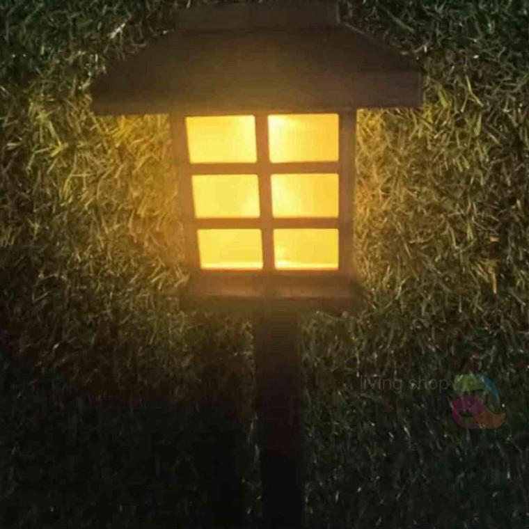 태양광 정원조명 집 주황색 조경조명 조경등 바닥전등 정원등 정원바닥조명