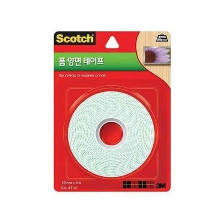 쿠션테이프 폼양면테이프 인테리어테이프 다용도양면테이프 폼 양면 테이프 12mm