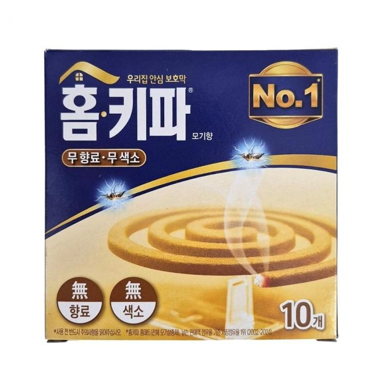 홈키파 모기향 모기약 모기퇴치 무색소 무향료 10개입