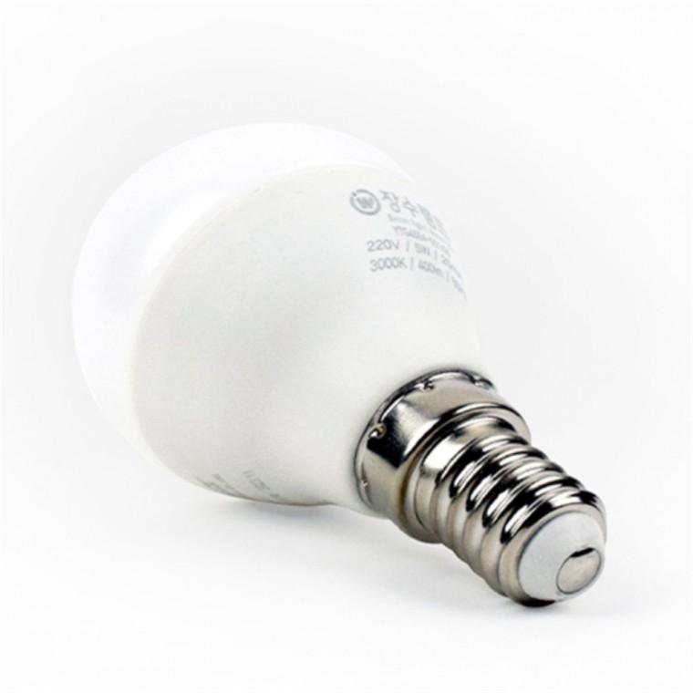 5W 전구색 LED전구 LED볼램프 조명전구