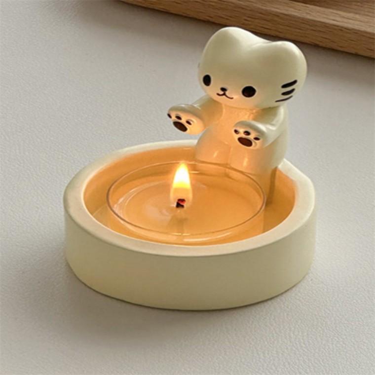 불멍 촛대 티라이트용기 미니양초홀더 캔들홀더