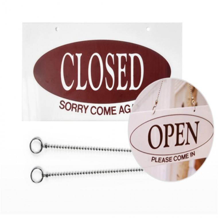 OPEN CLOSED 아크릴 입구표지판 오픈클로즈 가게팻말