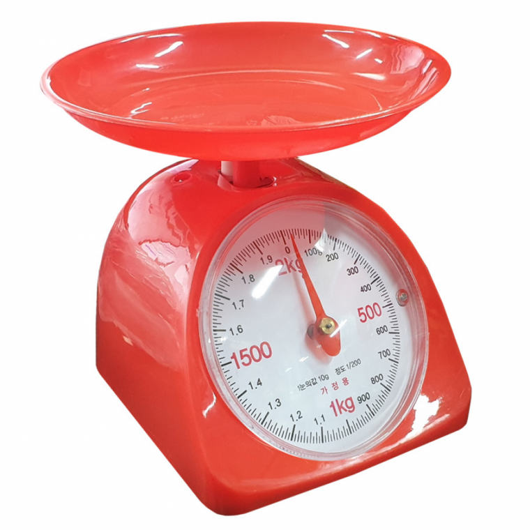 경인2K 가정용 기계식 주부 계량 저울 주방 2Kg