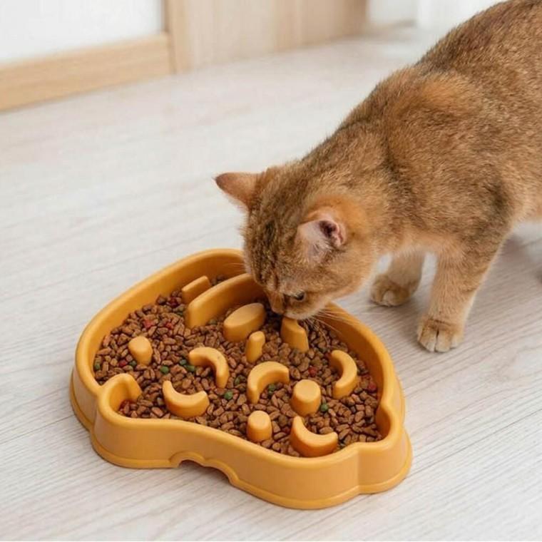 건강한 식습관을 도와주는 반려견 슬로우 식기 (미로)