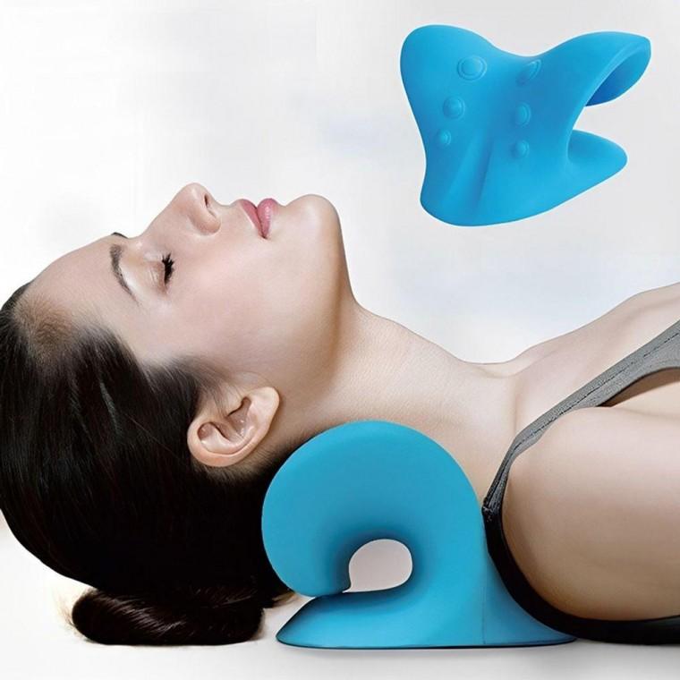 목 스트레칭 베개 목마사지기 운동 기구